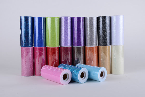 Long 25yards Glitter Tulle Roll Sparkling Tulle - Temu