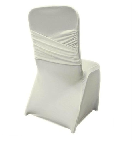 Your Chair Covers - Spandex Folding Chair Cover Black for Wedding